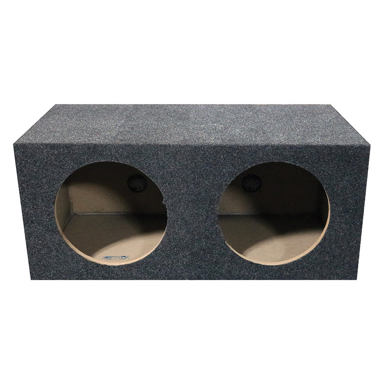 Dual 15' Sealed Heavy Duty Square Empty Woofer Box - QMPSQ15E