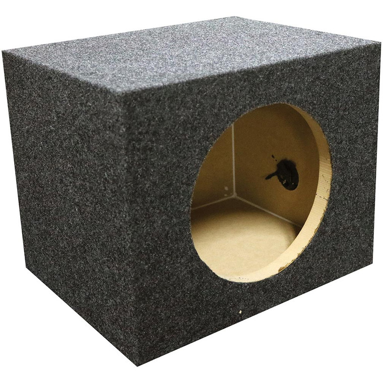 Qpower Single 12' Heavy Duty Sealed Empty Woofer Box - QSMPSQ12E