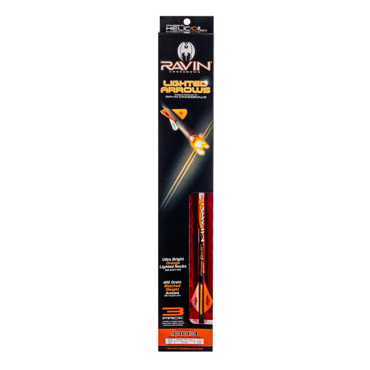Ravin .003 Crossbow Lighted Arrows - Match-grade (3-pack) - R133
