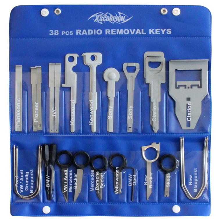 Xscorpion Radio Removal Keys (38 Piece) - RRK-38