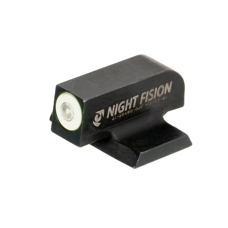 Night Fision Tritium Night Front Sight Only For Smith & Wesson M&p/shield/sd9ve - White Front Ring - SAW200001WGXX