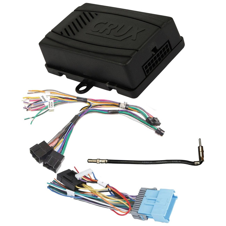 Crux Radio Replacement Interface For Select 04-12 Gm Lan Vehicles With 11-bit Systems - SOCGM-18B