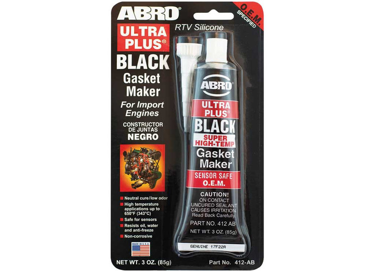 ABRO - Ultra Plus Gasket Maker Black 999 - 412-AB