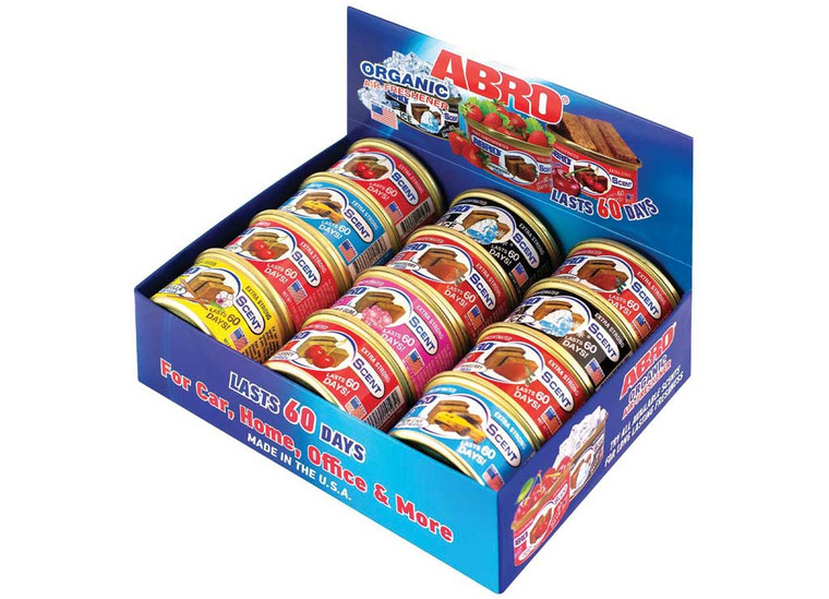 ABRO - Abroscent Organic Air Fresheners 3block Watermelon Sugar 12 Piece Display - AS-560-WS-12