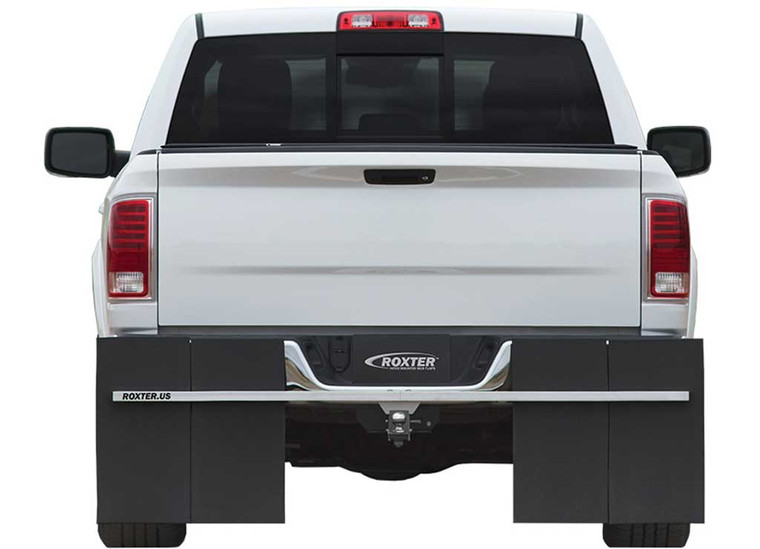Access Bed Covers - (80in Wide)trim To Fit Rubber(2in Ball Mount Only)roxter Hitch Mounted Mud Flaps Smooth Mill - D100001