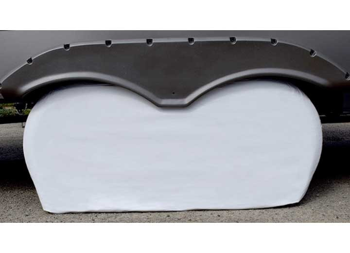 ADCO - Double Axle Tyre Gard 30 In  32 In Polar White - 3922