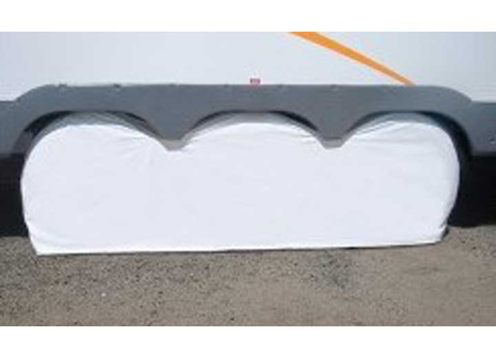 ADCO - Triple Axle Tyre Gard Wheel Cover 27 In  29 In Polar White - 3983