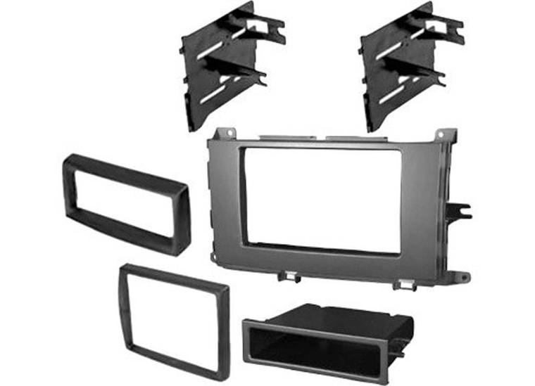 American Install - 1114 Sienna Double Din Stereo Dash Kit W/ Storage Pocket Black - TOYK985