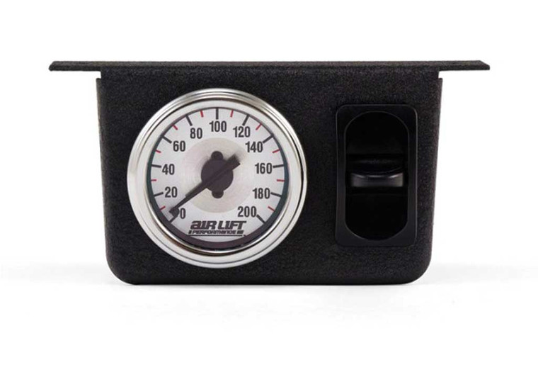 Air Lift - Single Needle Gauge With 1 Switch - 26161