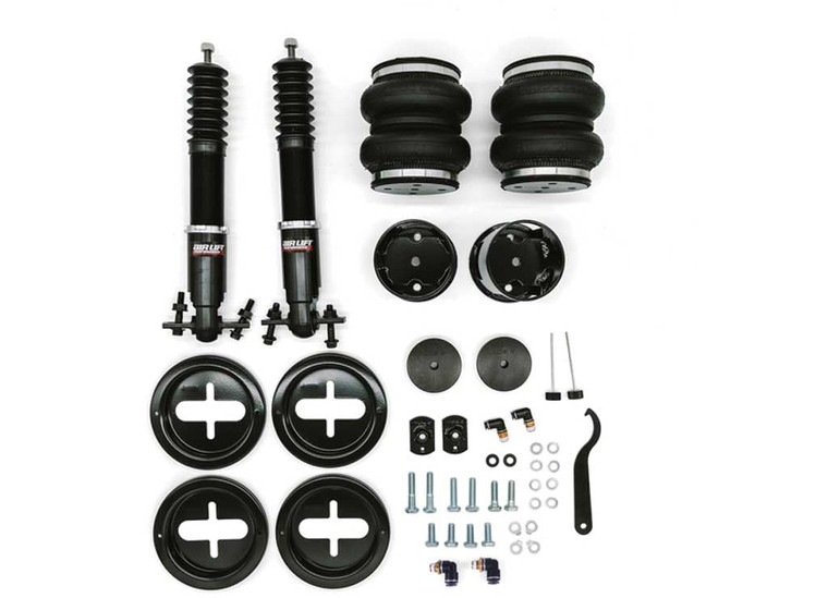 Air Lift - 1523 Mustang S550/ 24c Mustang S650 Air Lift Performance Air Suspension Rear Kit - 76507