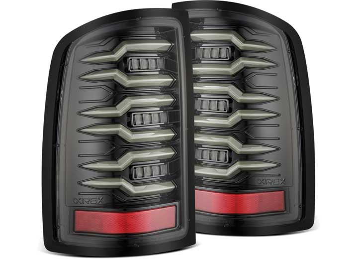 AlphaRex - 0713 Sierra 1500/0714 2500/3500 Hd Luxx Led Tail Lights - 630070