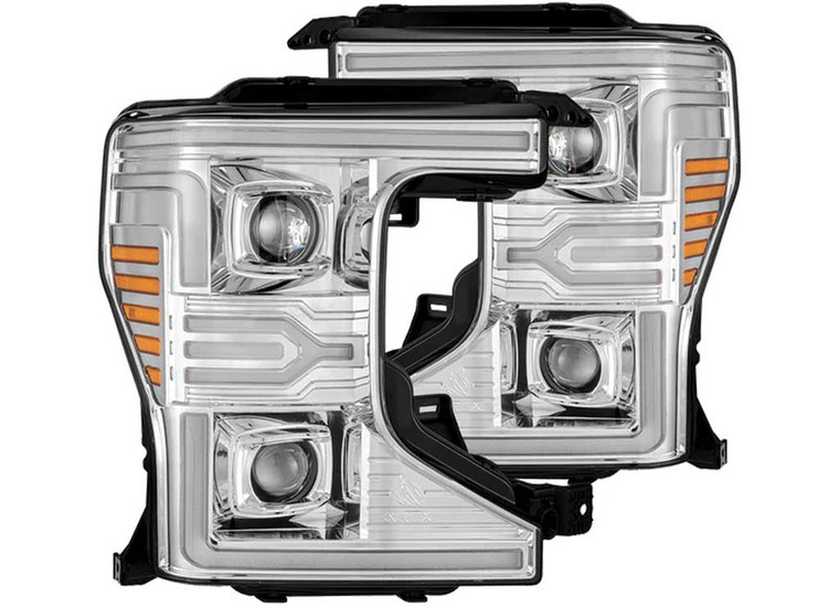 AlphaRex - 2022 F150/f250/f350/f450/f550 Luxx Projector Headlights - 880342