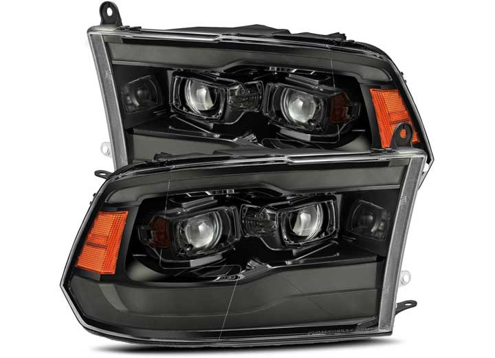 AlphaRex - 0918 Ram 1500/1018 Ram 2500/3500 Proseries G2 Projector Headlights Alphablack - 880542