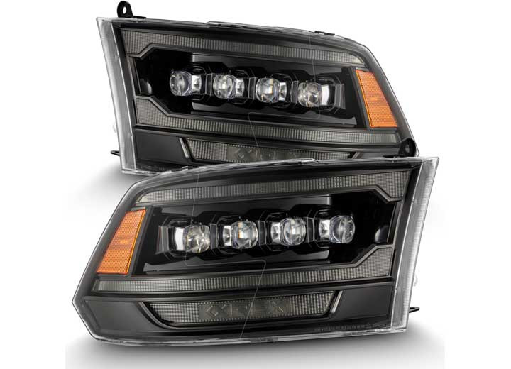 AlphaRex - 0918 Ram 2500 Led Projector Headlights Plank  W/ Act Light/seq Signal & Drl Alp - 880557