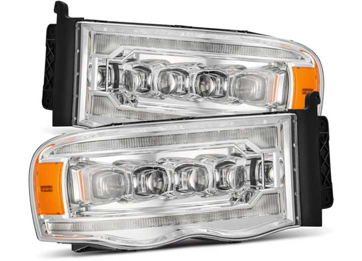 AlphaRex - 0205 Ram 1500/0305 Ram 2500/3500 Novaseries Led Projector Headlights Alphablack - 880565