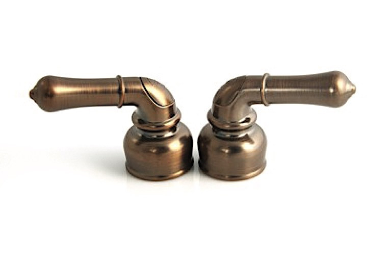 American Brass - Hot & Cold Orb Teapot Hdl Pair F/ Empire Faucets - CRD-UCORB