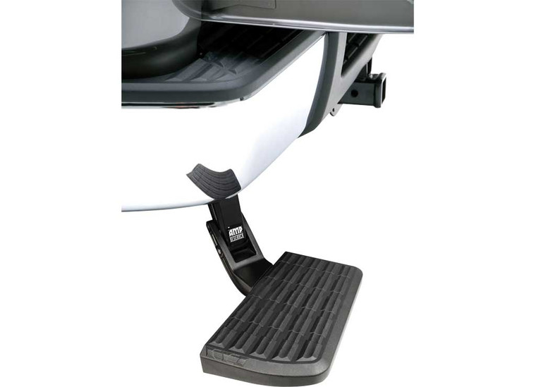 Amp Research - 9906 Silverado/sierra 1500/2500/3500 Bedstep Flip Down Bumper Step - 75301-01A