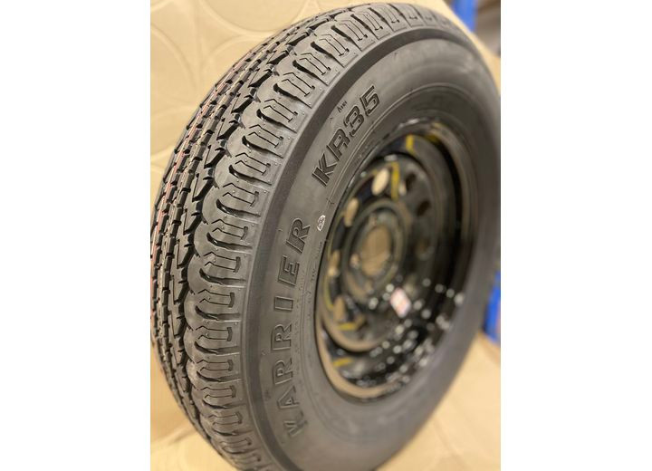Kenda -na Trailer Tire and Wheel - St175/80r13 C Kr35 On 13x4.5 5/4.5 Black Mod - 31937