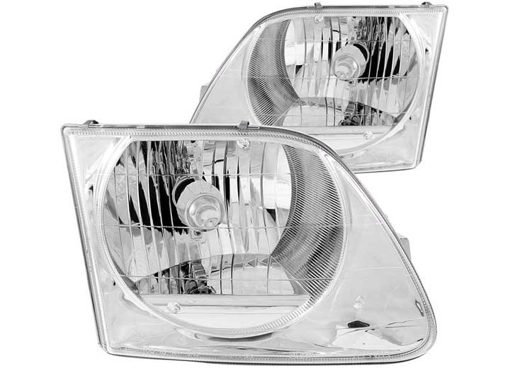 Anzo - 9702 Expedition/9703 F150 Headlights Crystal Chrome Driver/passenger - 111030