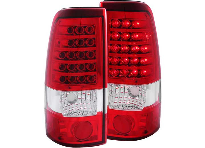 Anzo - 9902 Silverado 1500/2500/9906 Sierra 1500/2500 Led Red/clear Taillight Drive/pass - 311010