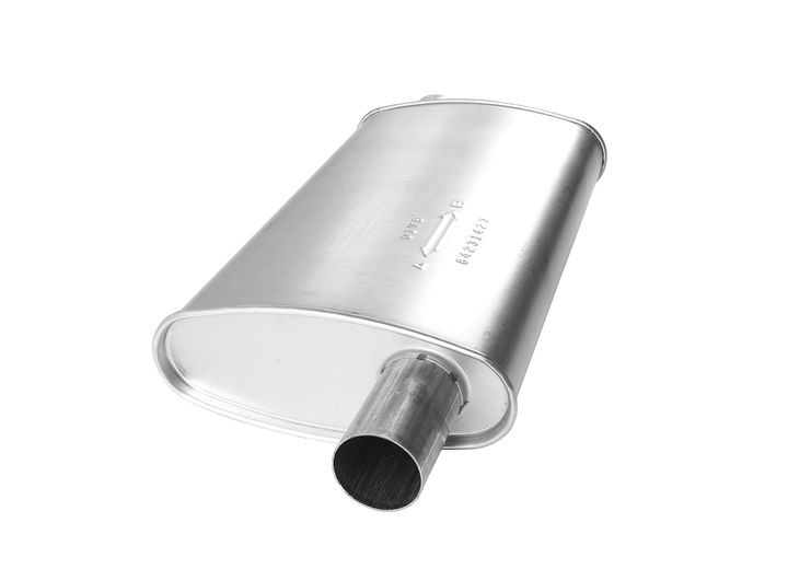 AP Exhaust - Muffler  Enforcer Ii Oval 2.25in Id/od O/o 26in Oal As - 3746SL