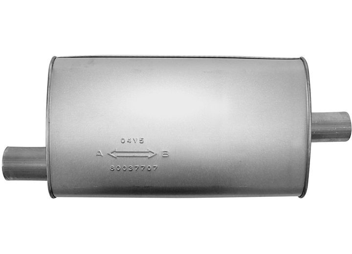 AP Exhaust - Muffler  Enforcer Ii Oval 2.5in Id/2.25in Od O/c 26in Oal As - 3770