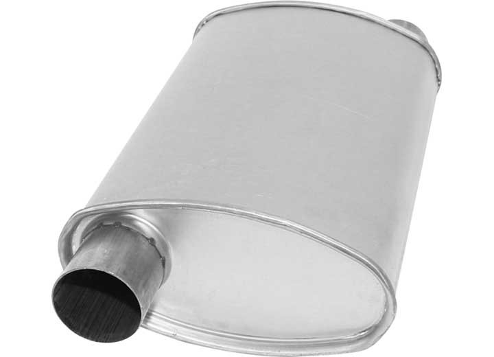 AP Exhaust - Muffler  Xlerator Big Max Turbo Oval 2.25in Id/od O/o 18in Oal As - 6498