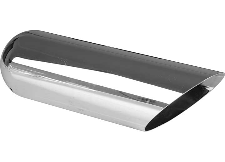 AP Exhaust - Exhaust Tip 2.25in Id Angle Cut Outlet 22in Oal Chrome - XAC31222