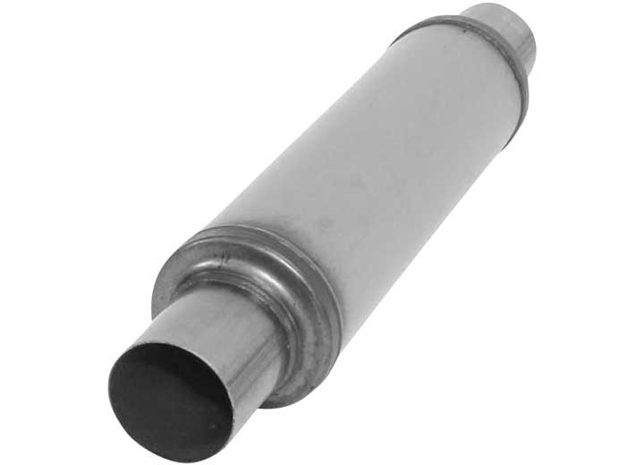 AP Exhaust - Muffler  Xlerator Round 2.5in Id/od C/c 20in Oal Ss - XS0416