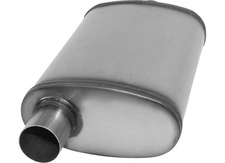 AP Exhaust - 9199 Wrangler Muffler  Xlerator Oval 2.25in Id/od O/c 20in Oal Ss - XS1225