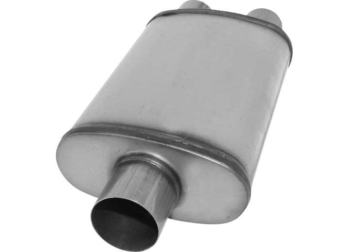 AP Exhaust - 0608 Ram 1500/2500 Muffler  Xlerator Oval 3in Id/2.5in Od C/d 20in Oal Ss - XS2198