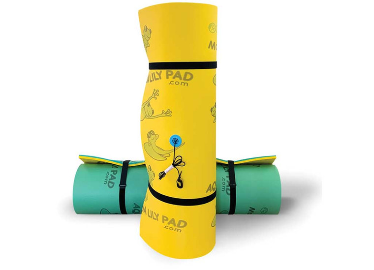 Aqua Lily - Aqua Lily 3layer Tadpole Pad With Duracore   Yellow/green - 3ALPTD