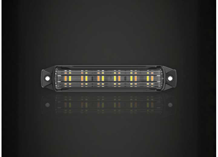 Arc Lighting - 4in Surface Mount Strobe Light Work Bar Sae Class I Amber (1ea) - BB6010A