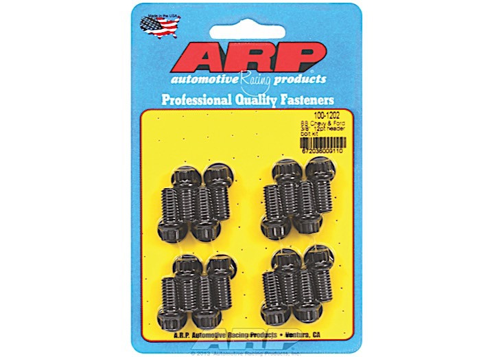 ARP - Bb Chevy & Ford 3/8in 12pt Header Bolt Kit - 100-1202