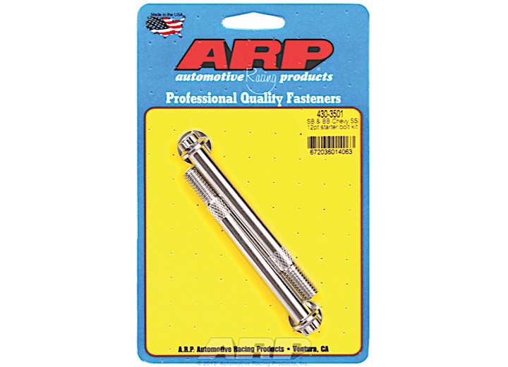 ARP - Sb & Bb Chevy Ss 12pt Starter Bolt Kit - 430-3501