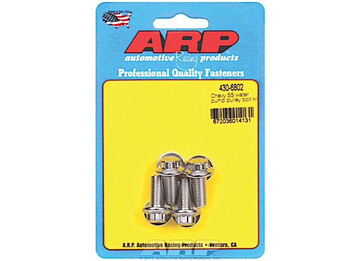 ARP - Chevy Ss Water Pump Pulley Bolt Kit - 430-6802