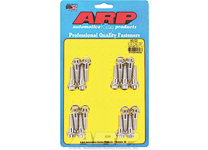 ARP - Chrysler Hemi 5.7/6.1l Ss 12pt Header Bolt Kit Stainless Steel - 440-1201