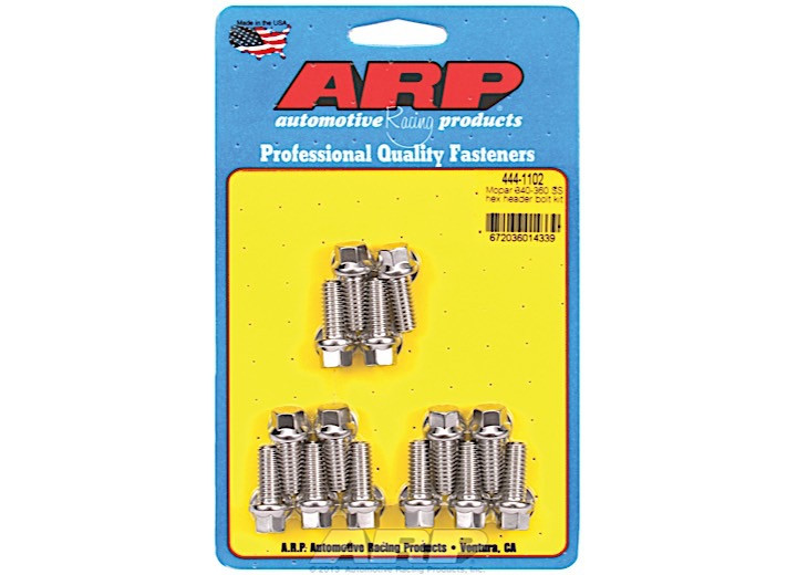 ARP - Mopar 340360 Ss Hex Header Bolt Kit - 444-1102