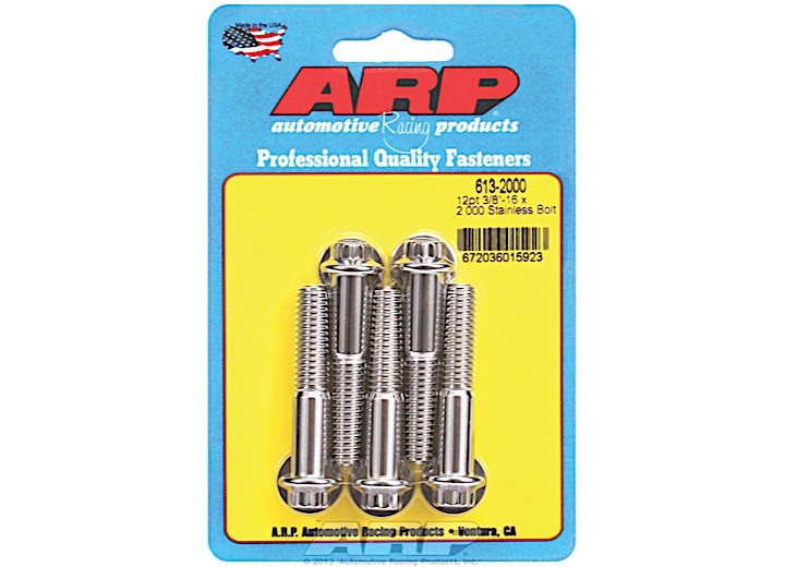 ARP - 3/816 X 2.000 12pt Ss Bolts - 613-2000