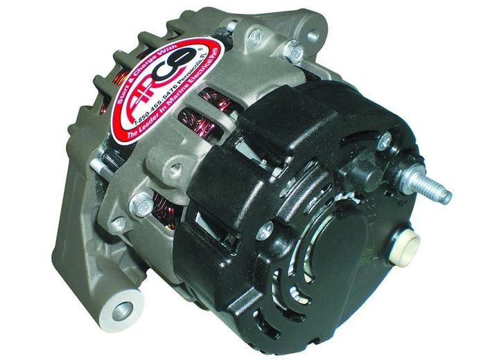 ARCO - Late Model Volvo Penta 12v 75 Amp Single Groove Pulley Alternator - 60074
