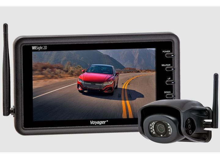 ASA Electronics - Voyager Wireless Wisight 2.0 7in Monitor W/camera For Prewire System - WVSXP70