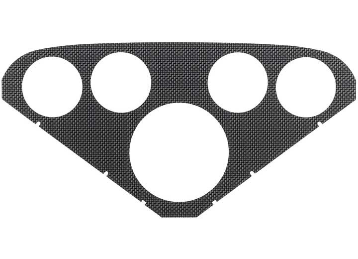 Auto Meter - Carbon Fiber Look Faceplate For 2208 - 2125