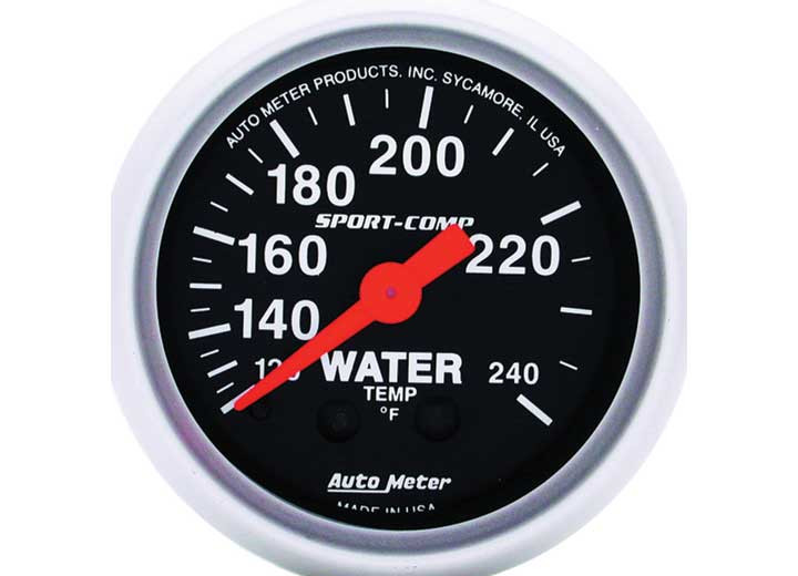 Auto Meter - 2in Water Temp 120240f Mech Sportcomp - 3332