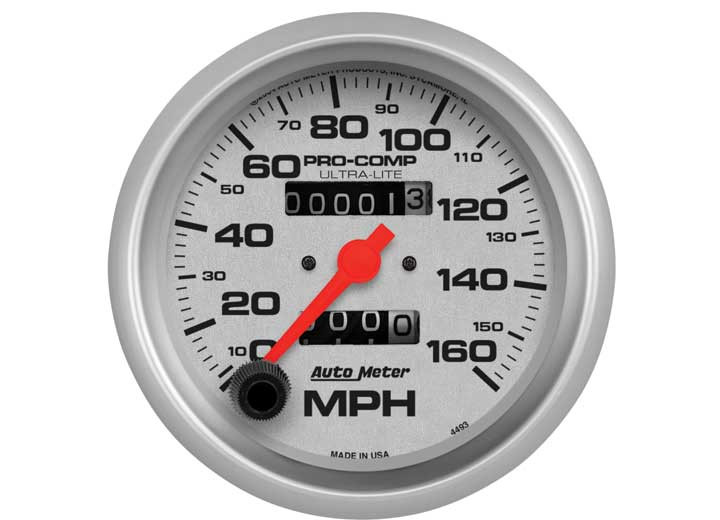 Auto Meter - 33/8in Speedo 160 Mph Indash Mech Ul - 4493