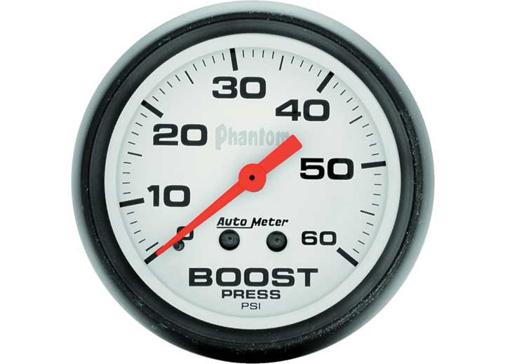 Auto Meter - 2in Boost 060 Psi Mech Phantom - 5705