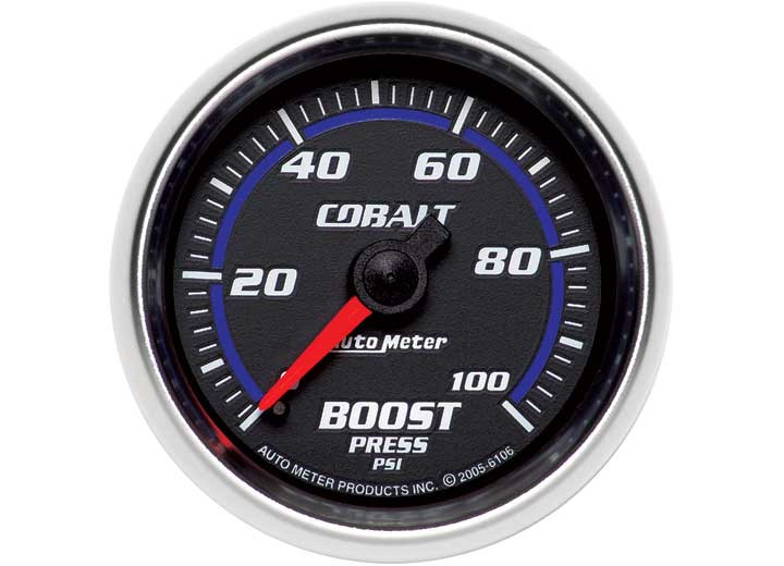 Auto Meter - 21/16in Boost 0100 Psi Mech Cobalt - 6106