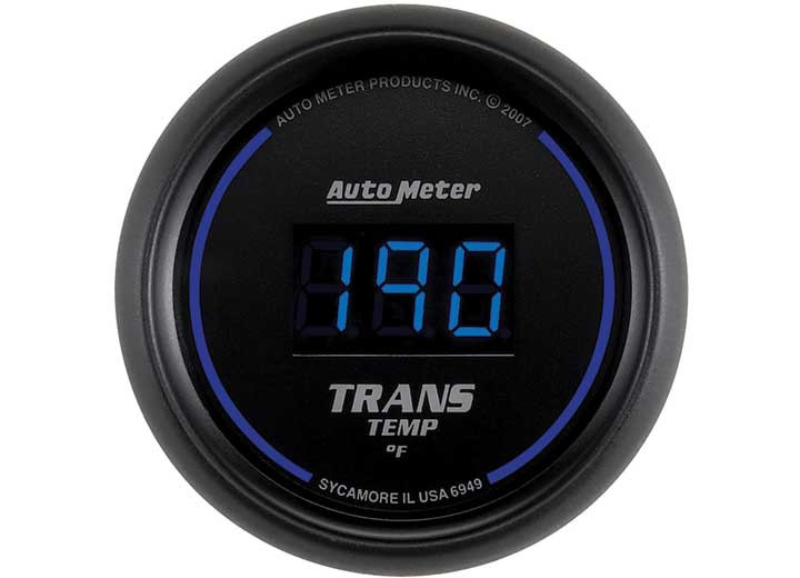 Auto Meter - 21/16in Trans Temp 0 340f Digital Black - 6949