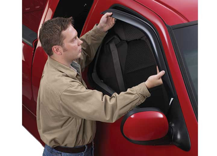 Auto Ventshade - 0206 Escalade/yukon/avalanche/0107 Silverado/sierra 1500/2500/3500 4pc Inchannel Ventvisorsmoke - 194355