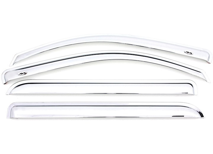 Auto Ventshade - 1417 Silverado/sierra 1500/1519 Silverado/sierra 2500/3500 Crew Cab Chrome 4pc - 684536