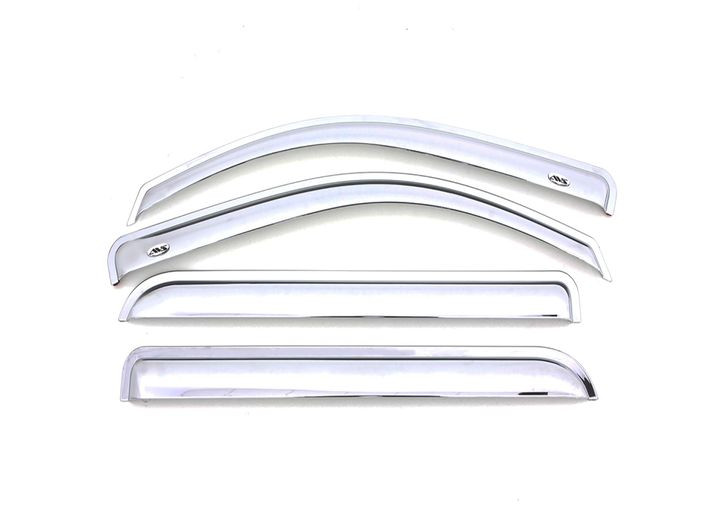 Auto Ventshade - 19c Ram 1500 Extended Cab Ventvisor Chrome 4 Piece - 684813